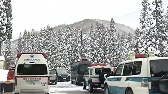 Busqueda en el monte Hyono en Hyogo
