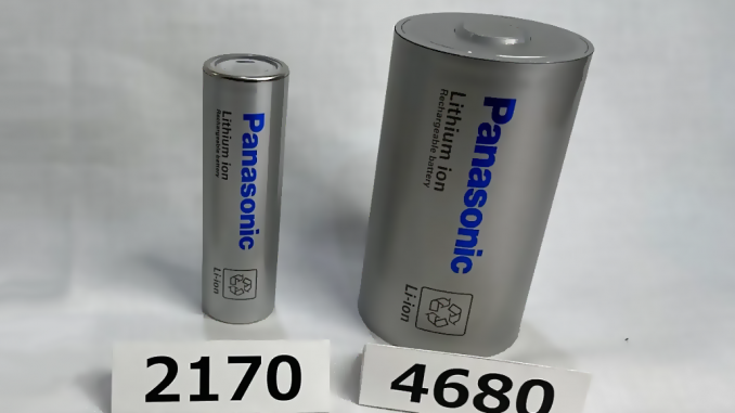 Bateria 4680 de Panasonic