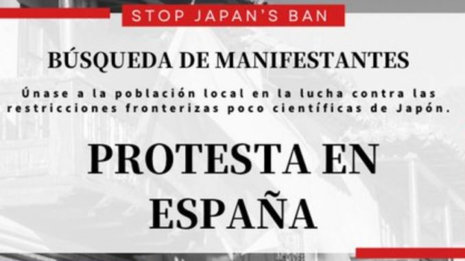Protesta en España