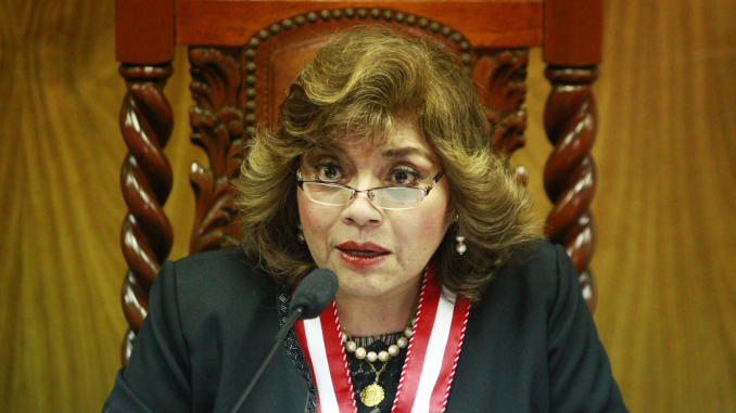 Zoraida Avalos, fiscal de la Nacion (Foto Andina)