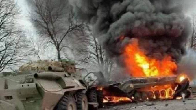 15 tanques destruidos en Glukhov