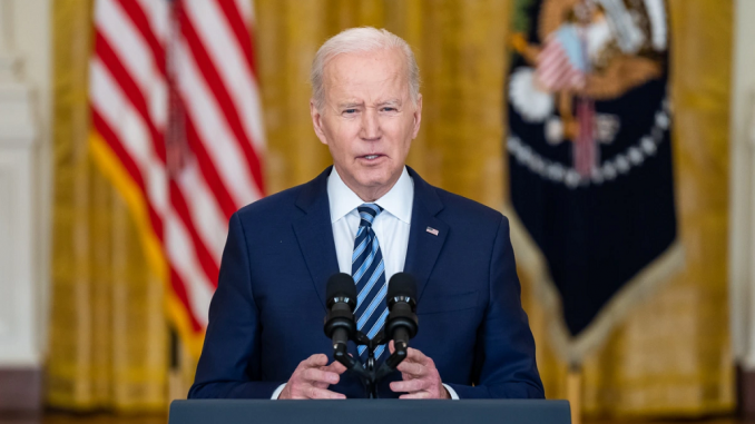 Biden anunciando nueva sanciones a Rusia (Foto White House)