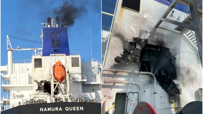 Daño al Namura Queen en Odessa