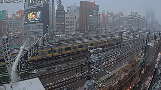 Estación de Tokio a las 15.35 horas de hoy (Camera Live)