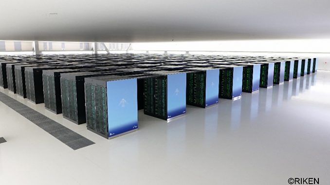 Supercomputadora Fugaku de Fujitsu (Foto RIKEN)