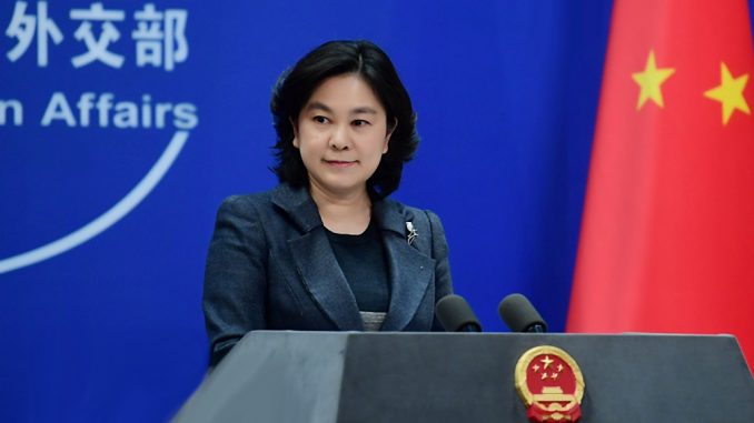 Vocera del Ministerio de Relaciones Exteriores de China, Hua Chunying (Xinhua)