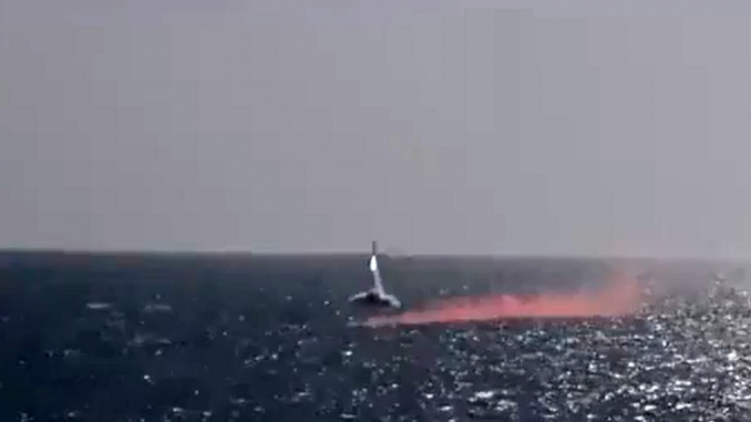 Prueba de misil Kalibr desde submarino ruso hacia el Mar de Japon