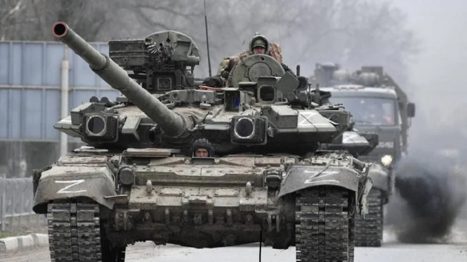 Tanques rusos en Ucrania