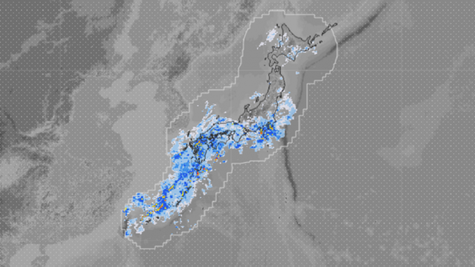 Mapa de la lluvia hoy viernes 13