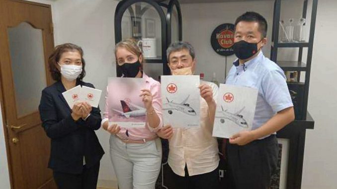 Encuentro con Air Canada en la Embajada de Cuba en Tokio
