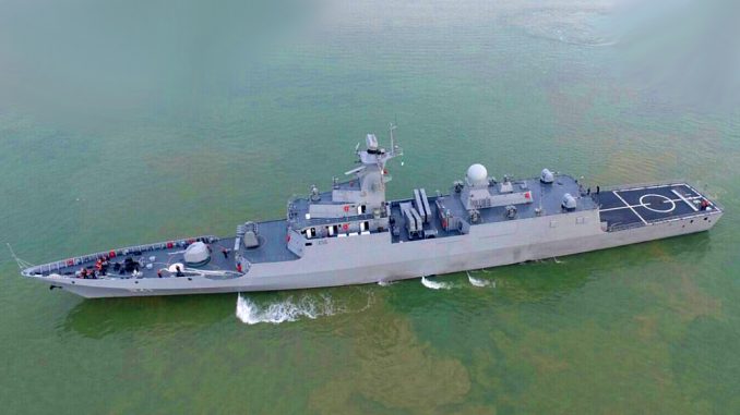Fragata china de la clase Jiangwie II (Enciclopedia Naval)