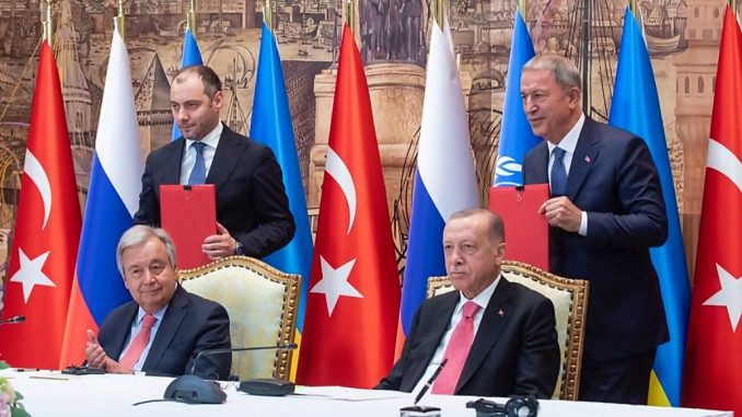 Guterres y Erdogan intermediarios en la firma del acuerdo con Rusia y Ucrania