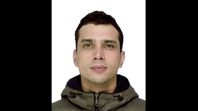 Anderson Barbosa, foto de la policía de Osaka