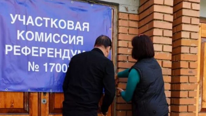 Referendum en zonas ocupadas por Rusia en Ucrania (RIA Novosti)