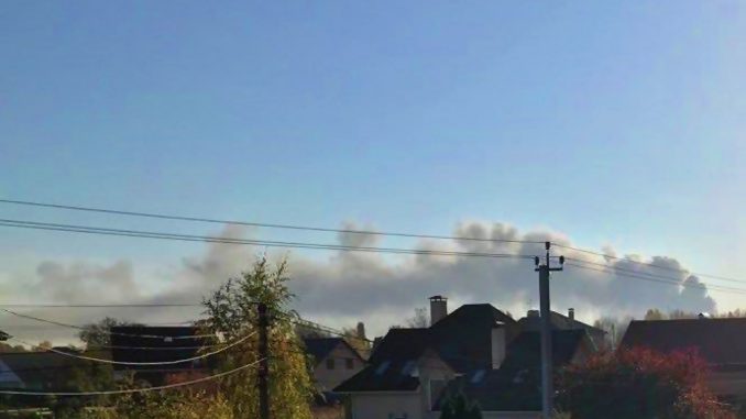 Bombardeo en Kiev