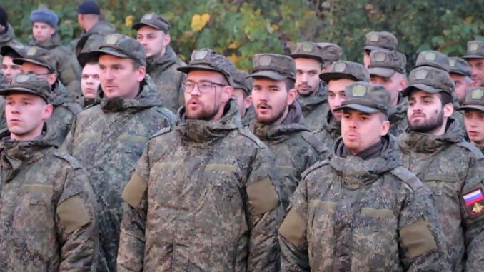 Tropas rusas recién movilizadas (Ministerio de Defensa de Bielorrusia)