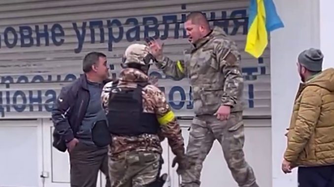 Bandera ucraniana en Kherson