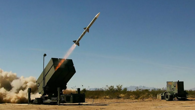 Batería antiaérea Aspide recibida por Ucrania