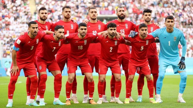 Selección Iraní en su debut en Qatar 2022