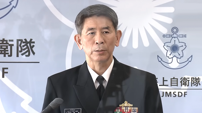 Almirante Ryo Sakai, el Jefe de Estado Mayor de la Fuerza Marítima
