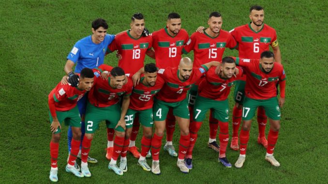 Formacion de Marruecos que venció a Portugal