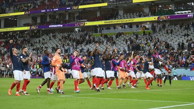 Francia festeja triunfo sobre Polonia
