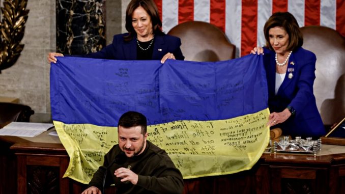 Zelensky en el Congreso estadounidense