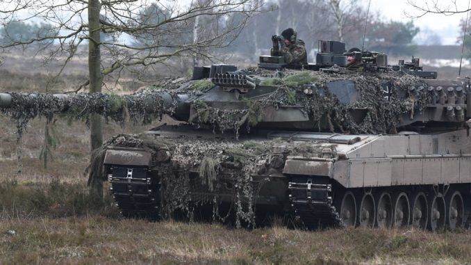 Leopard-2-A6 que peleará contra los rusos