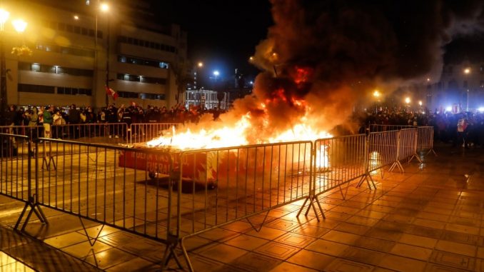Manifestaciones en Lima (Foto Andina)