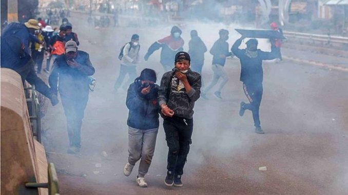 Violencia social en el sur peruano