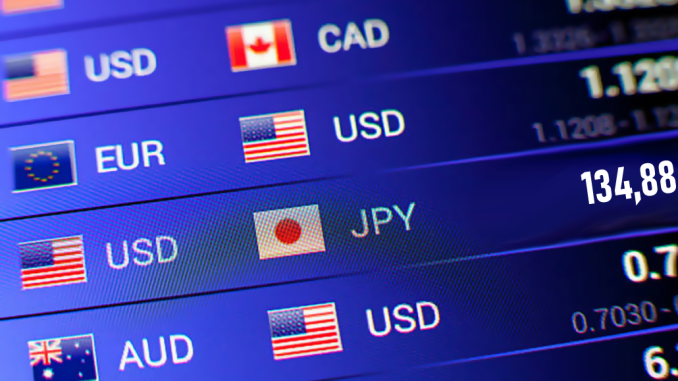 Dolar - Yen cotizacion libre - 134