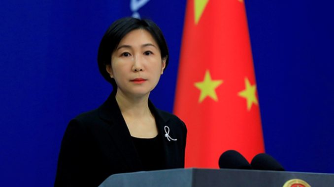 La portavoz del Ministerio de Relaciones Exteriores de China, Mao Ning