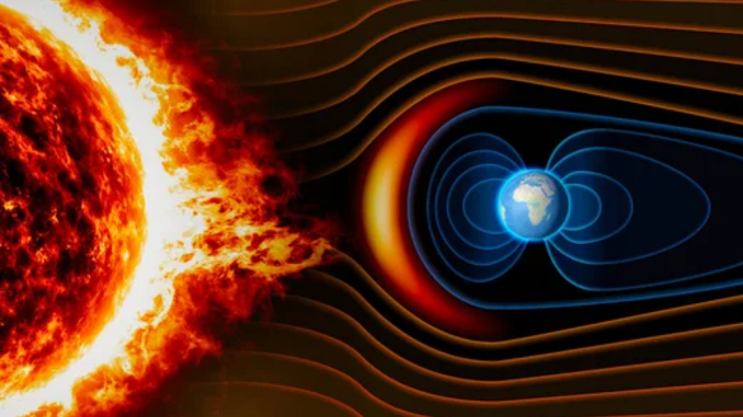 Tormenta magnetica (Photo Stock)