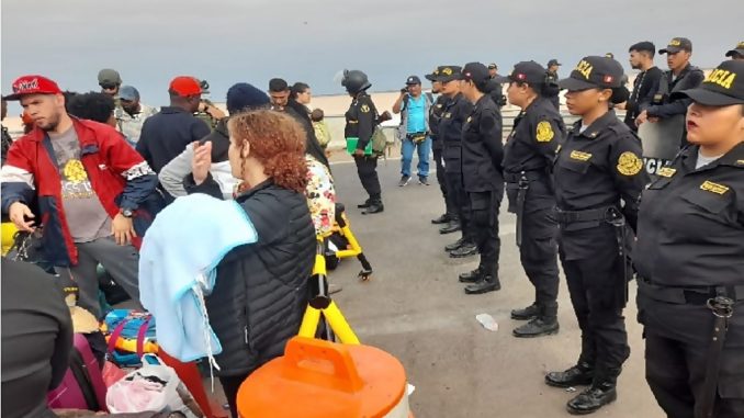 Control policial peruano en la frontera con Chile. (Andina - Difusion)