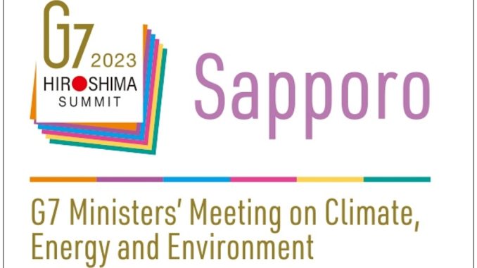 Cumbre de ministros del G7 en Sapporo
