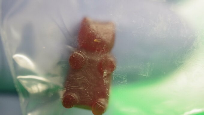 Droga camuflada en dulces - Imagen de la policia de Aomori