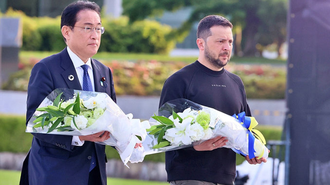 Kishida y Zelenski en Hiroshima