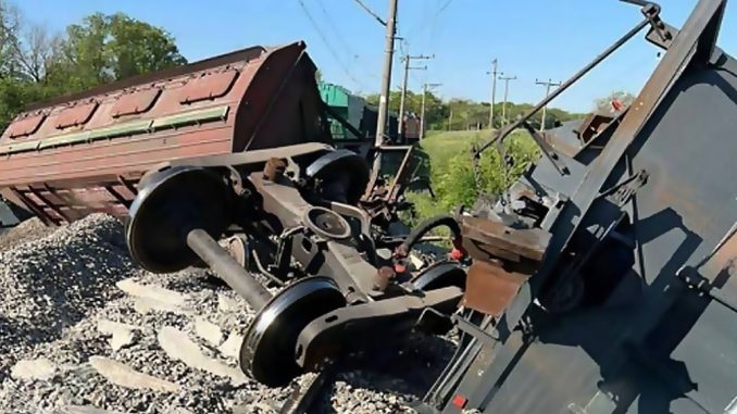 Sabotaje en ferroviario en Crimea