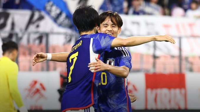 Gol de Kubo ante El Salvador