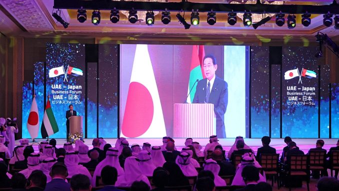 Kishida promoviendo la tecnología verde de Japón en Emiratos Árabes