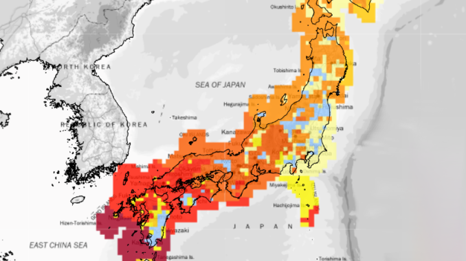 Clima en Japon