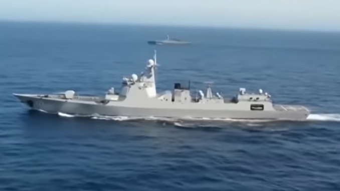 Grupo naval chino - ruso en el Pacífico