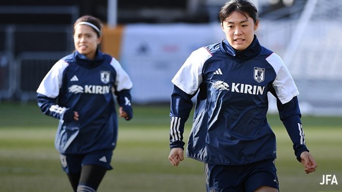 Nadeshiko Japan entrenando en Nueva Zelanda