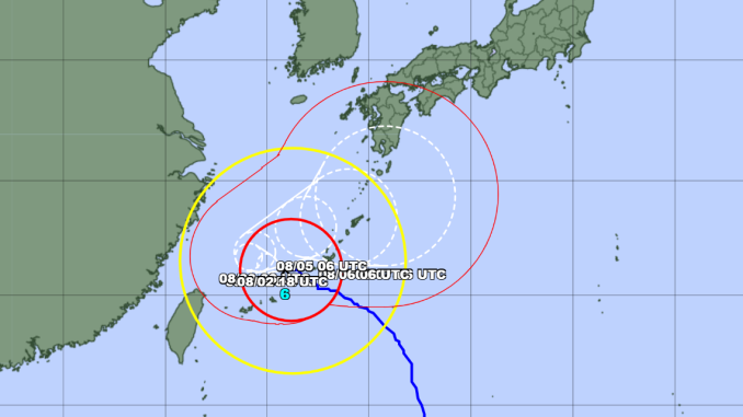 Tifon 6 en Okinawa