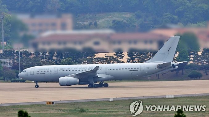 El avión cisterna KC-330 de Corea del Sur enviado a Israel
