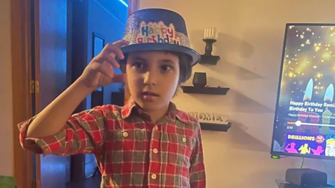 El niño Wadea había celebrado su cumpleaños poco antes de su muerte. (Foto Redes)