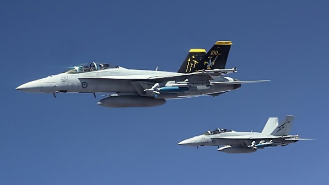 FA-18E Super Hornet australianos