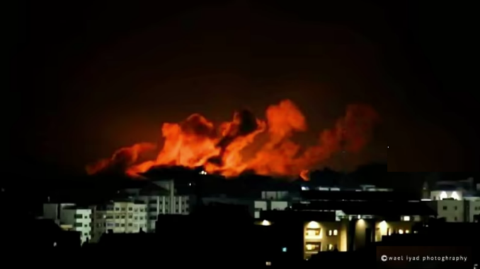 Represalia israelí sobre la franja de Gaza