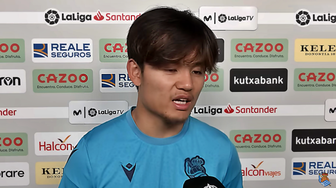 Takefusa Kubo en el Real Sociedad