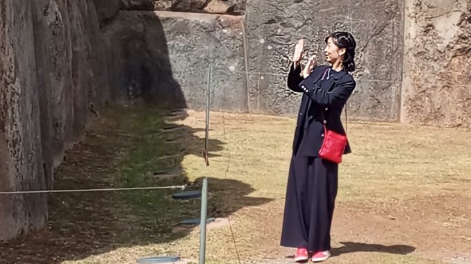 La princesa Kako en Sacsayhuamán